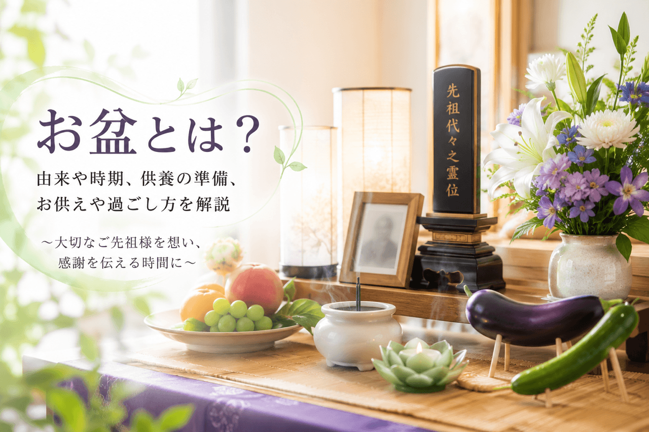 お盆についての豆知識