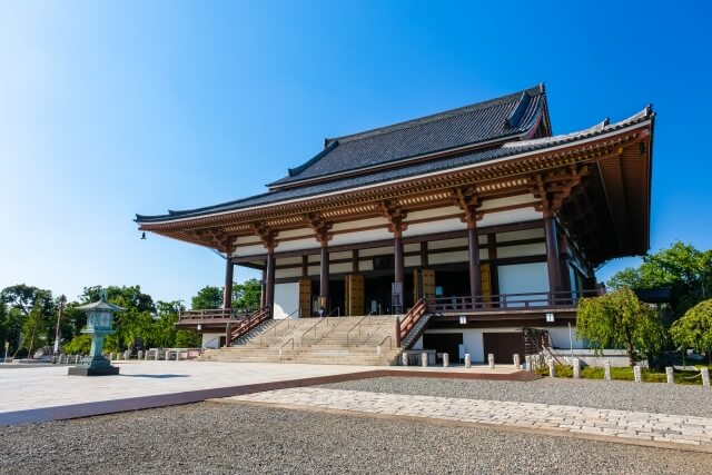 寺院の本堂